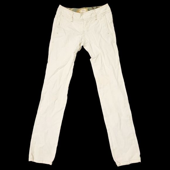 Vintage Y2K Aritzia Talula White Pants Skinny Size: 0 - Picture 1 of 6